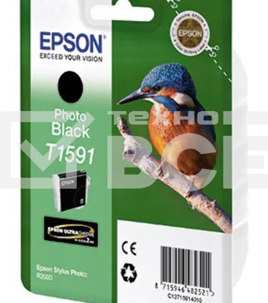 Картридж струйный Epson C13T15914010 фото черный (850 стр) для Epson St Ph R2000
