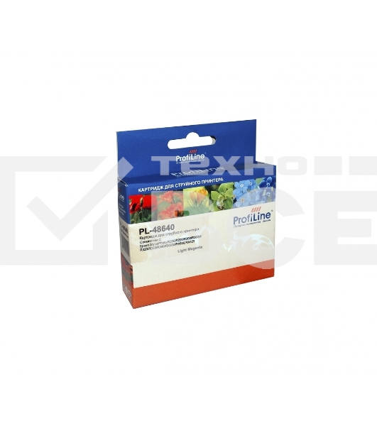 Картридж струйный PL-48640 для принтеров Epson StylusPhoto R200/R220/R300/R300M/R320/R325/R340/RX500/RX600/RX620 Light Magenta водн ProfiLine