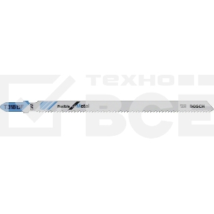 Пилка для лобзика BOSCH T318BF (2.608.634.242)металл, 132мм, шаг 1.8, BiM, 5шт LongLife