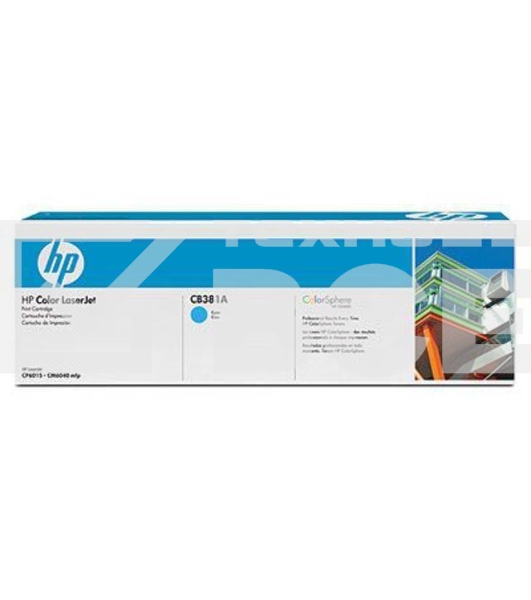 Картридж лазерный HP CB381A голубой Color LJ CP6015/CM6030mfp/CM6040mfp (21000стр.)