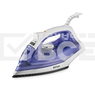 Утюг Kitfort KT-2603 1300Вт белый/фиолетовый