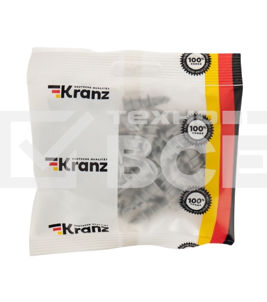 Дюбель KRANZ DRIVA PA 14х32 пластиковый со сверлом, пакет (50 шт./уп.)