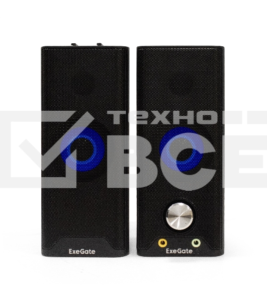 Саундбар-акустическая система 2.0 ExeGate EX289681RUS Accord 280 питание USB, Bluetooth, 2х3Вт (6Вт RMS), 60-20000Гц,черный, RGB подсветка