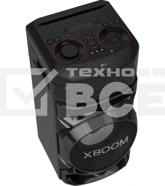 Микросистема LG ON77DK черный/CD/CDRW/DVD/DVDRW/FM/USB/BT