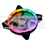 Вентилятор для корпуса Digma DFAN-FRGB3 черный, 120 мм, 1200 об/мин, 23 дБ, 4 pin, фото8