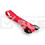 Кабель SATA ExeGate EX-CC-SATA-DATA-0.8L (7pin/7pin, металлические защелки, 0,8м), фото2