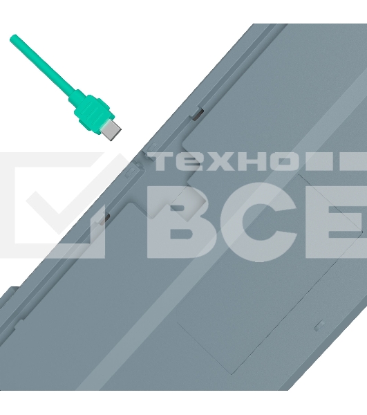 Клавиатура A4Tech Bloody S87 Energy проводная USB серый/зеленый