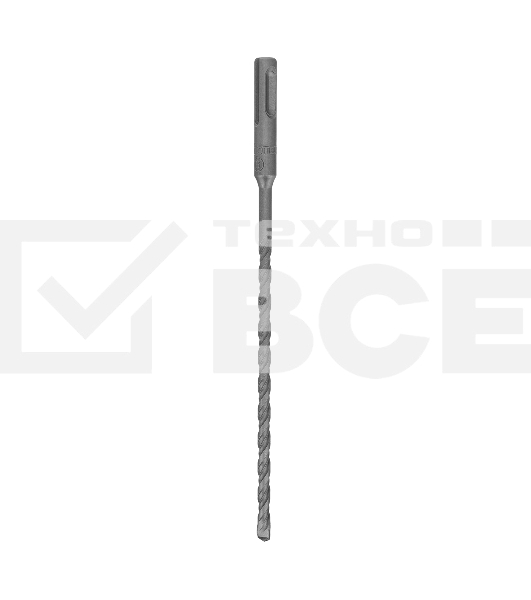 Бур по бетону, 6 x 210mm, SDS PLUS Сибртех
