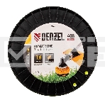 Леска для триммера круглая, 1,6мм х 408м, на DIN катушке FLEX CORD Denzel, фото 1