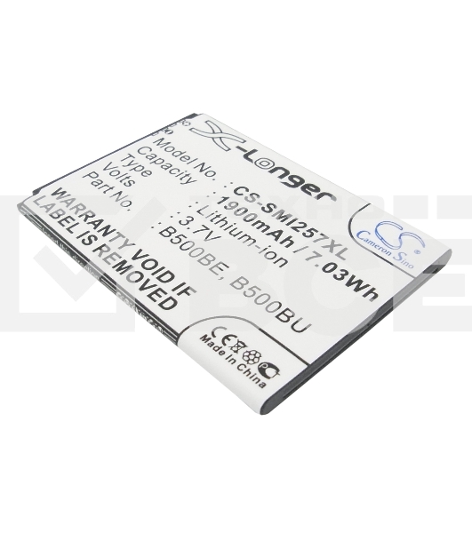 Аккумулятор CameronSinoCS-SMI257XL (B500AE) для Galaxy S4 mini GT-I9190 3.7V / 1900mAh / 7.03Wh