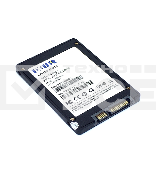 Накопитель SSD IXUR LR-100, 480GB, SATA III, 2.5