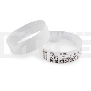 Этикетки в виде браслета полипропилен Dongguan LinkWin Electronics 10006999K-AIDC/L 25х178 мм белый, 300 pcs/Roll