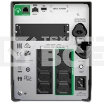 Источник бесперебойного питания APC Smart-UPS 1000VA/700W, Line-Interactive, LCD, Out: 220-240V 8xC13 (4-Switched), SmartSlot, USB, SmartConnect, Black, 1 year warranty (REP: SMT1000I), фото4