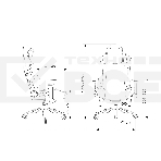 Кресло игровое Knight Craft черный, фото11