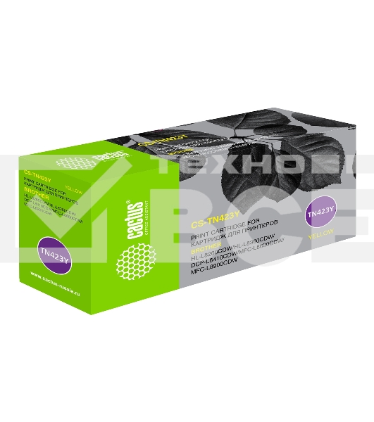 Картридж лазерный Cactus CS-TN423Y желтый (4000 стр.) для Brother DCP L8410CDW/HL L8260CDW/MFC L8690CDW