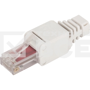 Коннектор Lanmaster LAN-TMP-U6A-WH полев.RJ45 кат.6A UTP бел. (упак.:1шт)