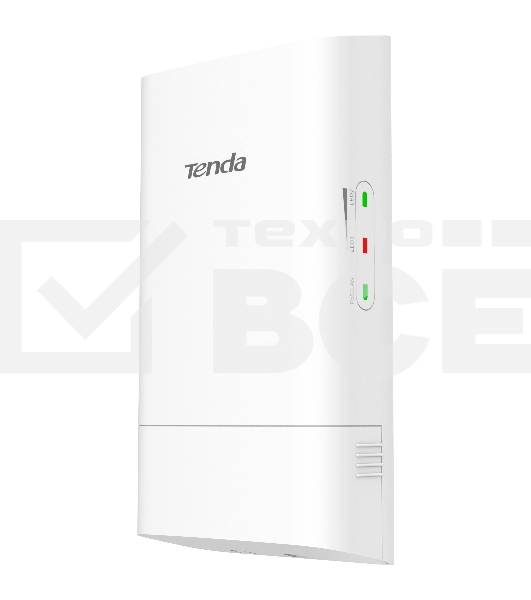 Tenda O1-5G Наружная точка доступа, 5 ГГц, до 867 Мбит/с, внутренняя антенна 1x9dBi, IP65, PoE, LAN 1x100 Мбит/с