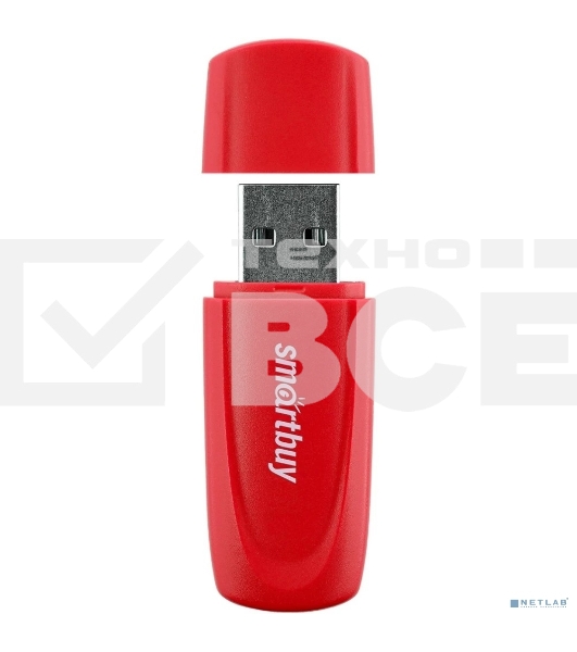 Флеш диск Smartbuy USB Drive UFD 2.0 8GB Scout Red (SB008GB2SCR)