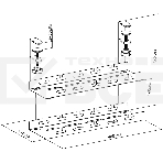 Кабель-канал Cactus CS-CM-400-2BK для столов 40x13.4x34.2см черный, фото7