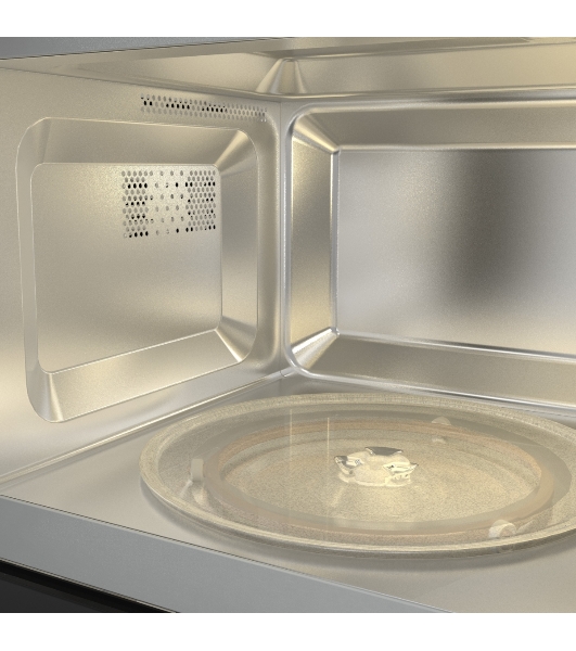 Микроволновая печь встраиваемая Gorenje BMI201AG1X нержавеющая сталь, 20 л, 800 Вт, переключатели - поворотный механизм/кнопки