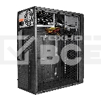 Компьютерный корпус Minitower ExeGate BAA-105U2-01-AAA350 (mATX, БП AAA350 с вент. 8см, 2*USB+2*USB 3.0, аудио, черный), фото3