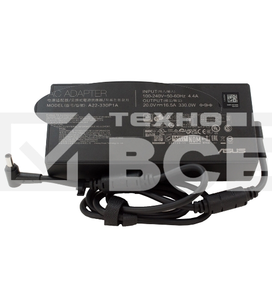 Блок питания (сетевой адаптер) для ноутбуков Asus 20V 16.5A 330W 6.0x3.7мм pin