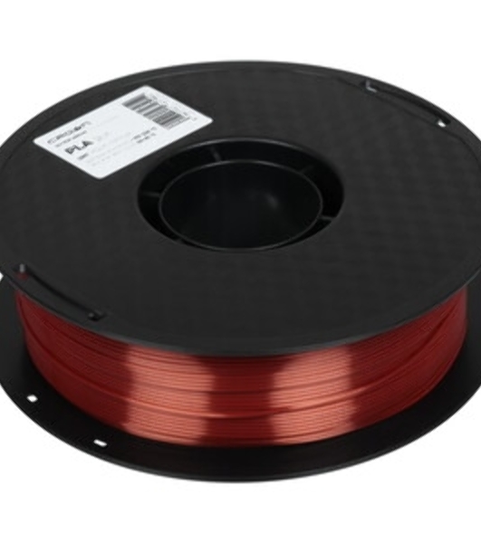 Филамент Crown Micro CM-FILPLAS004R PLA Silk 1.75 1кг медно-красный