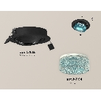 Комплект встраиваемого поворотного светильника Ambrella light XC7652063 SBK/BL черный песок/голубой MR16 GU5.3 (C7652, N7194), фото 1