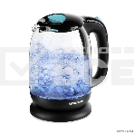 Чайник электрический Kitfort КТ-625-1 1.7л. 2200Вт черный/голубой (корпус: стекло), фото13