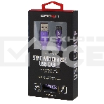 Кабель Crown USB - microUSB CMCU-3102M violet, фото4