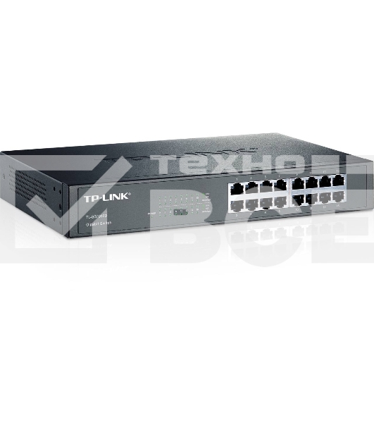 Коммутатор TP-Link SMB TL-SG1016D неуправляемый настольный/19U 16x10/100/1000BASE-T
