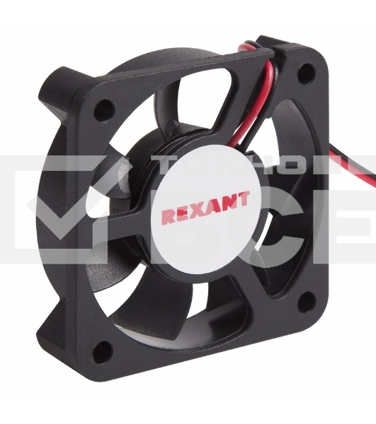 Вентилятор для корпуса Rexant RX 5010MS 12VDC черный, 50 мм, 4300 об/мин, 24 дБ, 2 pin