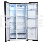 Холодильник Hyundai CS5003F черная сталь двухкамерный Side by Side 331/165л морозилка сбоку, фото14