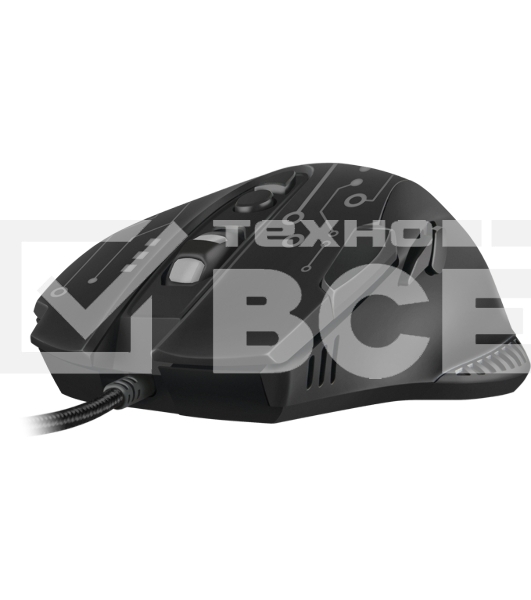 Мышь проводная SVEN RX-G715 черный, 3200 dpi, USB, кнопки - 8