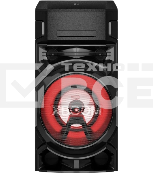 Микросистема LG ON77DK черный/CD/CDRW/DVD/DVDRW/FM/USB/BT