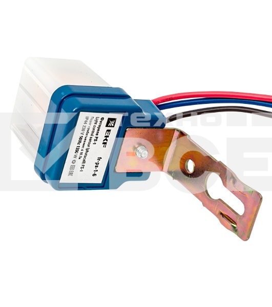 Фотореле EKF fr-ps-1-6 PS-1 6А 1200Вт IP44 EKF PROxima