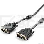 Кабель DVI-D dual link Cablexpert CC-DVI2L-BK-10M, 25M/25M, 10м, черный, экран, феррит.кольца, пакет, фото2