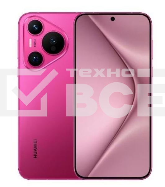 Смартфон Huawei Pura 70, 12/256Gb, розовый