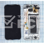 Дисплей для Samsung Galaxy S8 Plus SM-G955F черный c серебристой рамкой, фото 1
