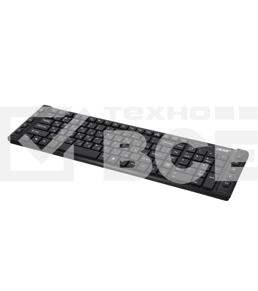 Клавиатура Acer OKW010 [ZL.KBDEE.002] проводная, USB, черный