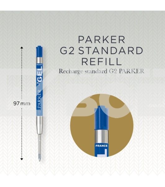 Стержень гелевый Parker Z05 (CW1950346) M 0.7мм синие чернила для ручек шариковых блистер