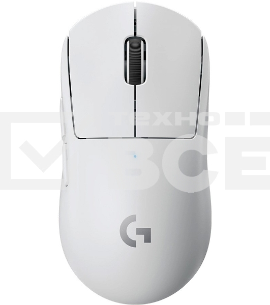 Мышь беспроводная Logitech G PRO X SUPERLIGHT белый, 25600 dpi, радиоканал, USB, кнопки - 5