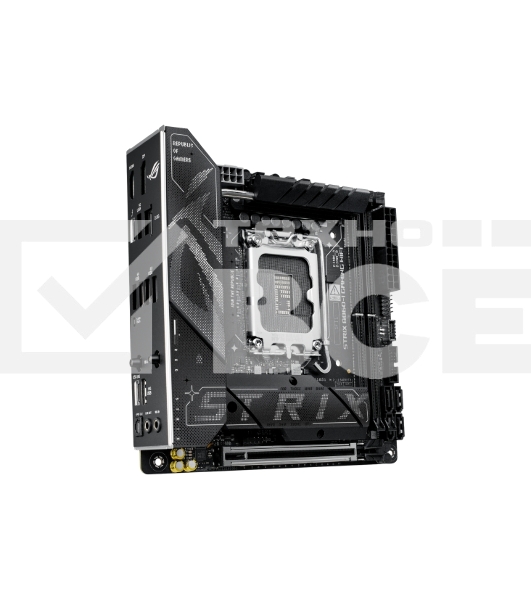 Материнская плата ASUS ROG STRIX B860-I GAMING WIFI, LGA1851, Intel B860, 2xDDR5, 4xSATA, 2xM.2, 1xPCIe 5.0 x16, 1xDP, 1xHDMI, 1xThunderbolt 4, 1x2.5Gb LAN, Wi-Fi 7, 2xUSB 2.0, 3xUSB 3.2 Gen 1, 1xUSB 3.2 Gen 2, 1xUSB 3.2 Gen 2x2, 1xUSB-C, 1xS/PDIF, 2x3.5 