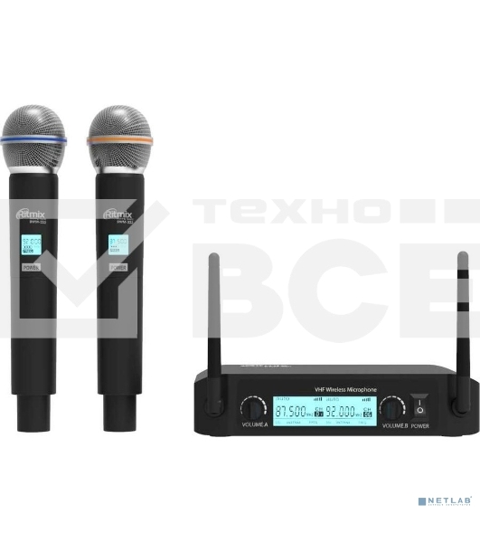 Микрофон Ritmix RWM-222 черный
