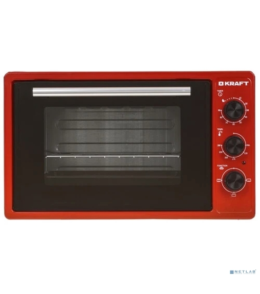 Мини-печь KRAFT KN-MO 3900 FR красный