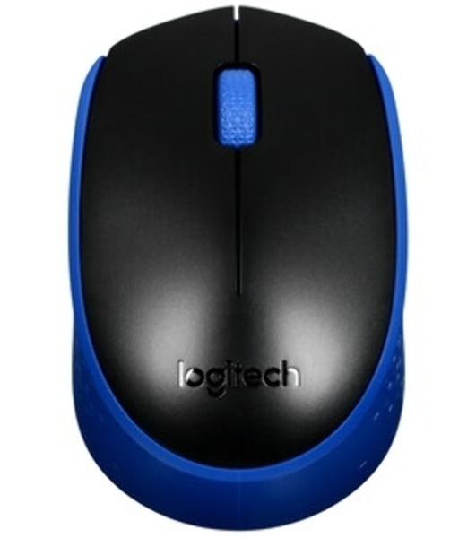 Мышь беспроводная Logitech M171 белый, 1000 dpi, радиоканал, USB, кнопки - 3