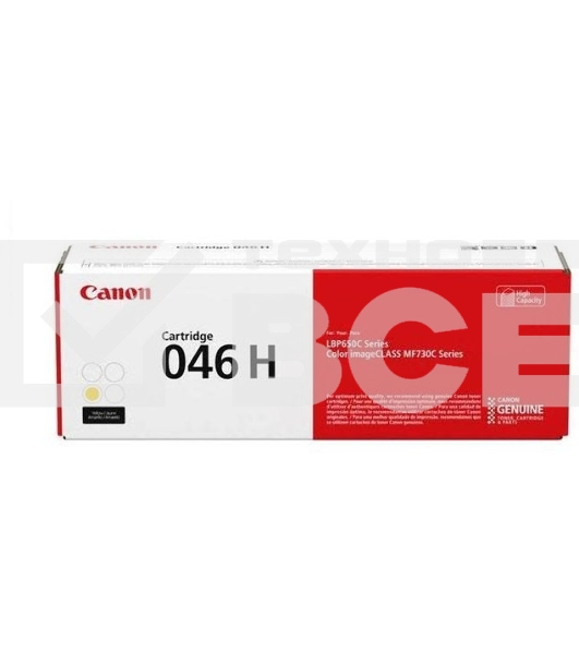 Картридж лазерный Canon 046Y H желтый для i-SENSYS MF732/734/735, LBP653/654 5000 страниц