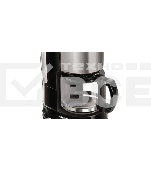 Кофеварка капельная Redmond RCM-M1507 черный/серебристый, исп. кофе - молотый, 0.6 л, 600 Вт