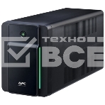 Источник бесперебойного питания APC Back-UPS BX1200MI-GR 650Вт 1200ВА черный, фото 1
