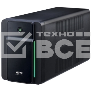 Источник бесперебойного питания APC Back-UPS BX1200MI-GR 650Вт 1200ВА черный